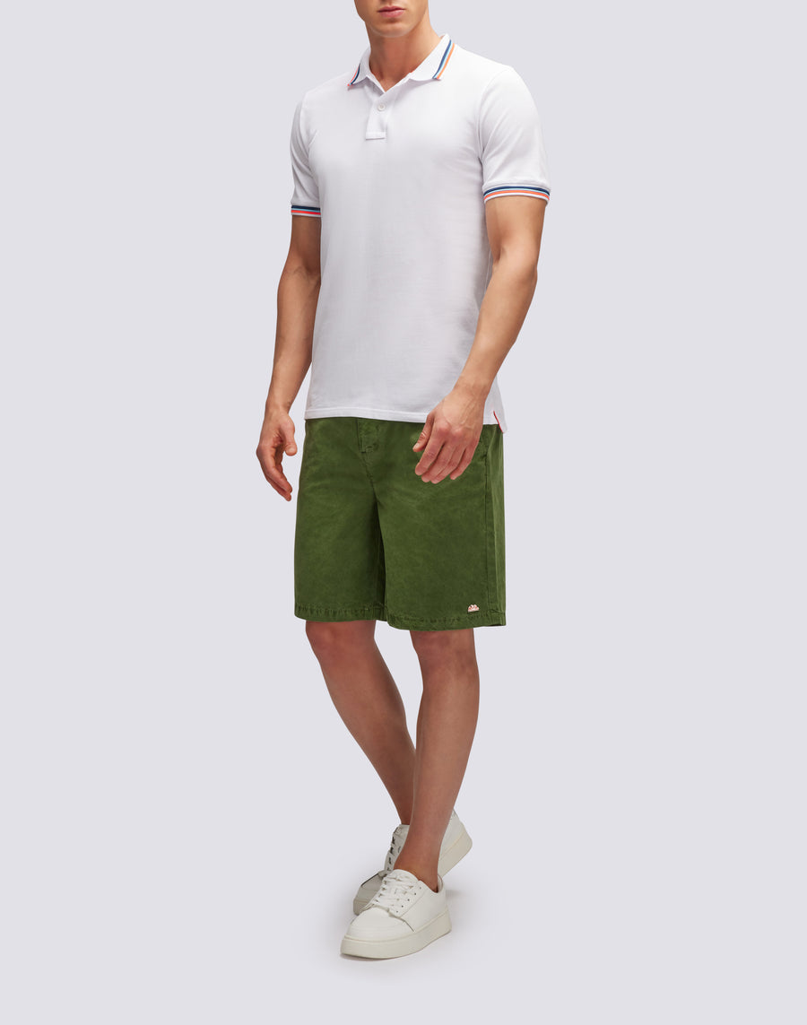 Sundek polo brice in cotone piquet con dettagli tricolor M779PLJ6500-00634 Prezzo Ridotto