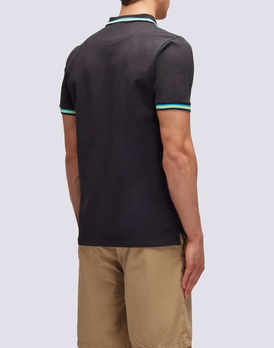 Sundek polo brice in cotone piquet con dettagli tricolor M779PLJ6500-00435 Presa