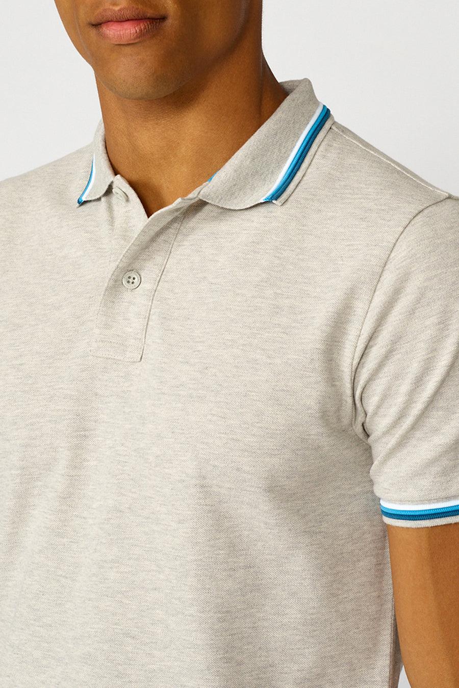 Sundek polo brice in cotone piquet con dettagli tricolor M779PLJ6500-02911 Economico