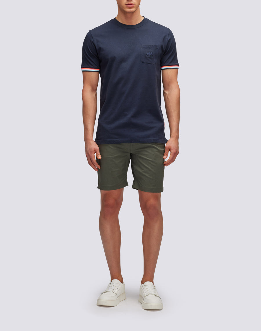 Sundek t-shirt finn girocollo con taschino M775TEJ7800-00724 Offerte