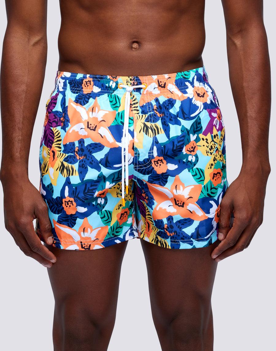 Sundek BOARDSHORT STAMPA NABIS BLOOM m504bdrt3nb-310nb Soddisfazione Garantita