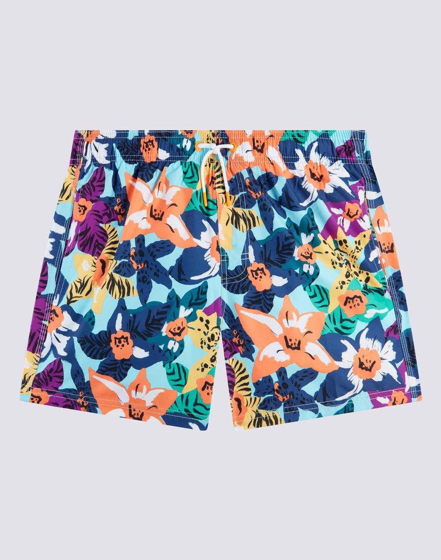 Sundek BOARDSHORT STAMPA NABIS BLOOM m504bdrt3nb-310nb Soddisfazione Garantita