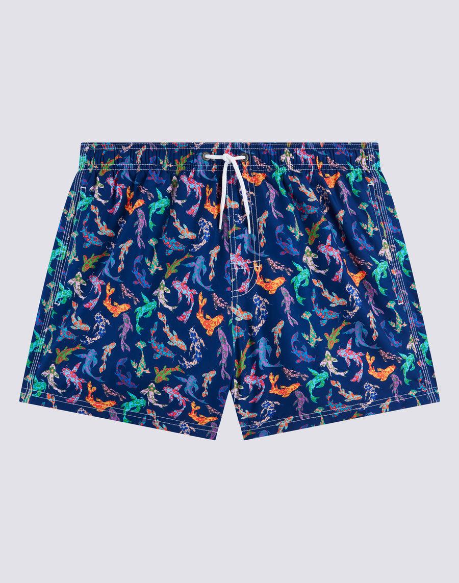Sundek costume da bagno corto vita elasticata stampa koi pop repreve® m504bdrt3je-047je Shopping Online