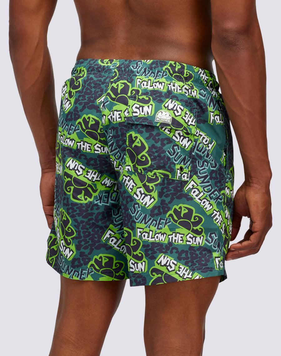 Sundek COSTUME STONEAGE PRINT m665bdrt4tg-a16tg Offerta