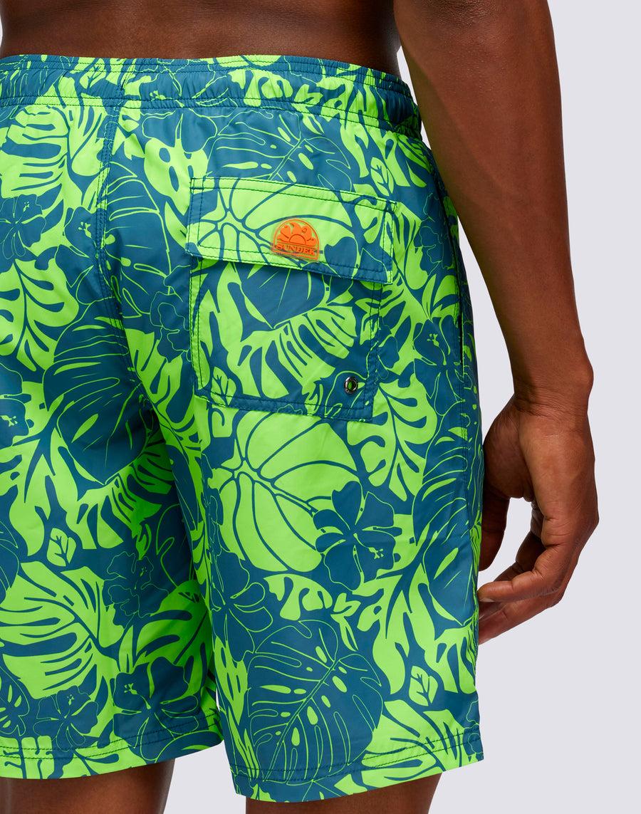 Sundek BOARDSHORT STAMPA LEAF POWER m717bdrt42l-a342l Economico
