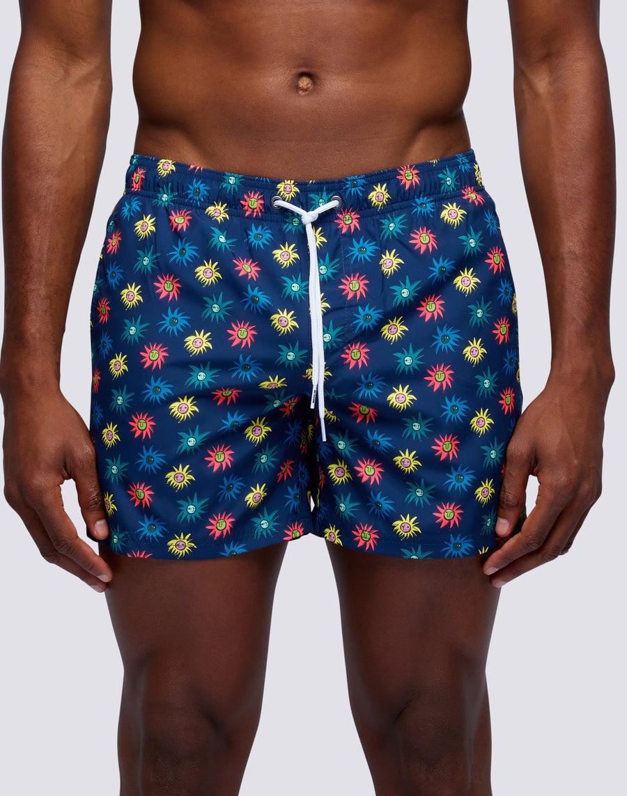 Sundek costume da bagno corto vita elasticata stampa lion sun repreve® m504bdrt33d-3103d Vendita Economica