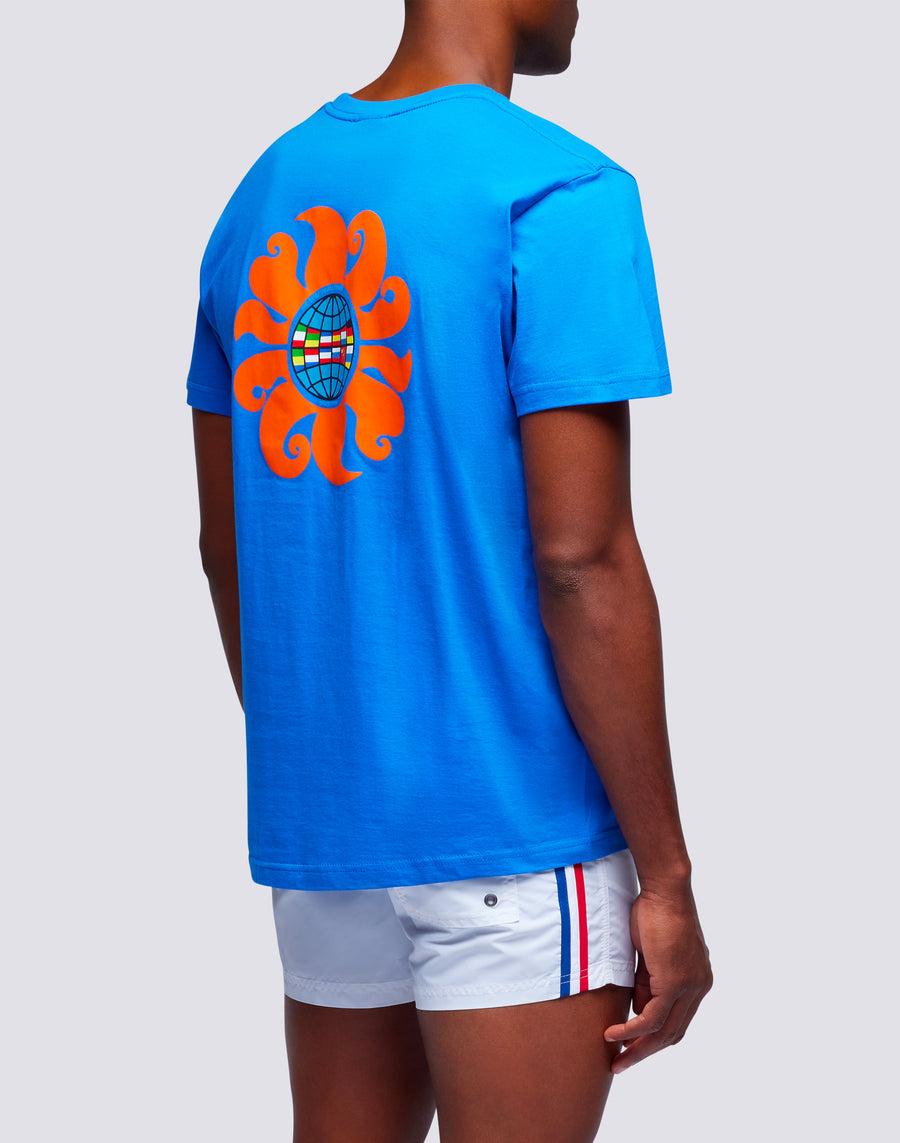 Sundek t-shirt uomo in cotone capsule flag m633bdrt4km-008km Italia
