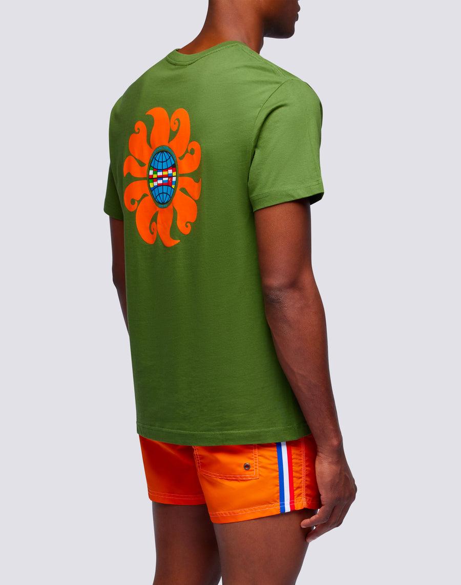 Sundek t-shirt uomo in cotone capsule flag m669tesj500-12700 2025