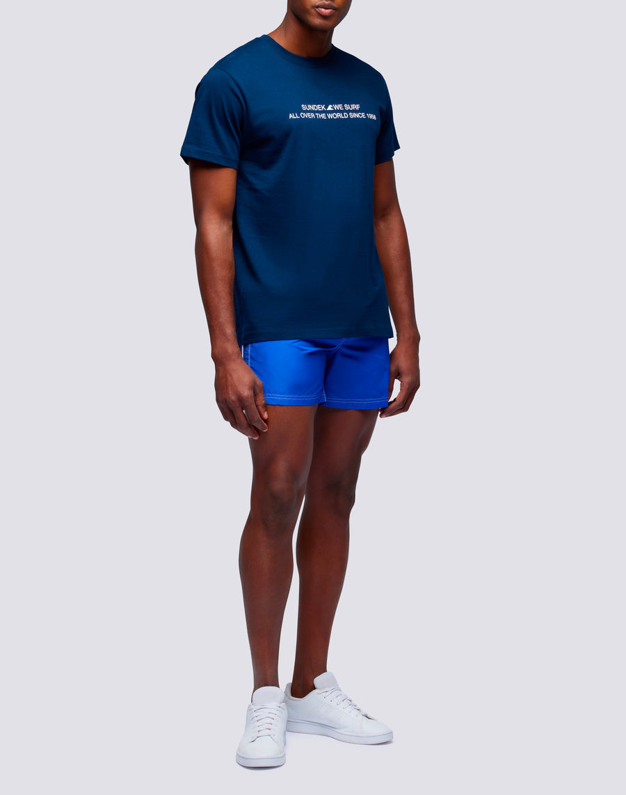 Sundek t-shirt uomo in cotone capsule flag m669tesj500-00600 In Linea