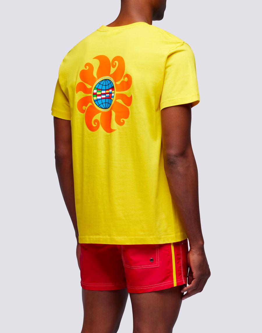 Sundek t-shirt uomo in cotone capsule flag m669tesj500-00700 Qualità