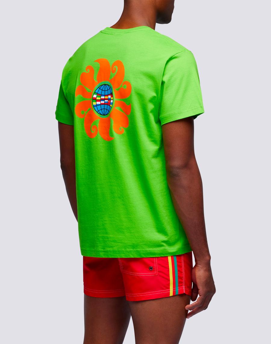 Sundek t-shirt uomo in cotone capsule flag m669tesj500-62000 Vendita
