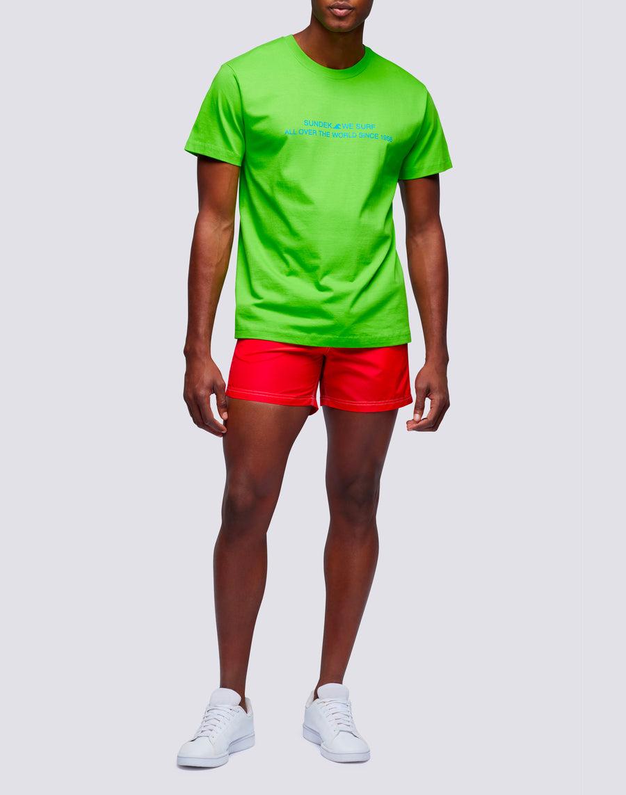 Sundek t-shirt uomo in cotone capsule flag m669tesj500-62000 Vendita