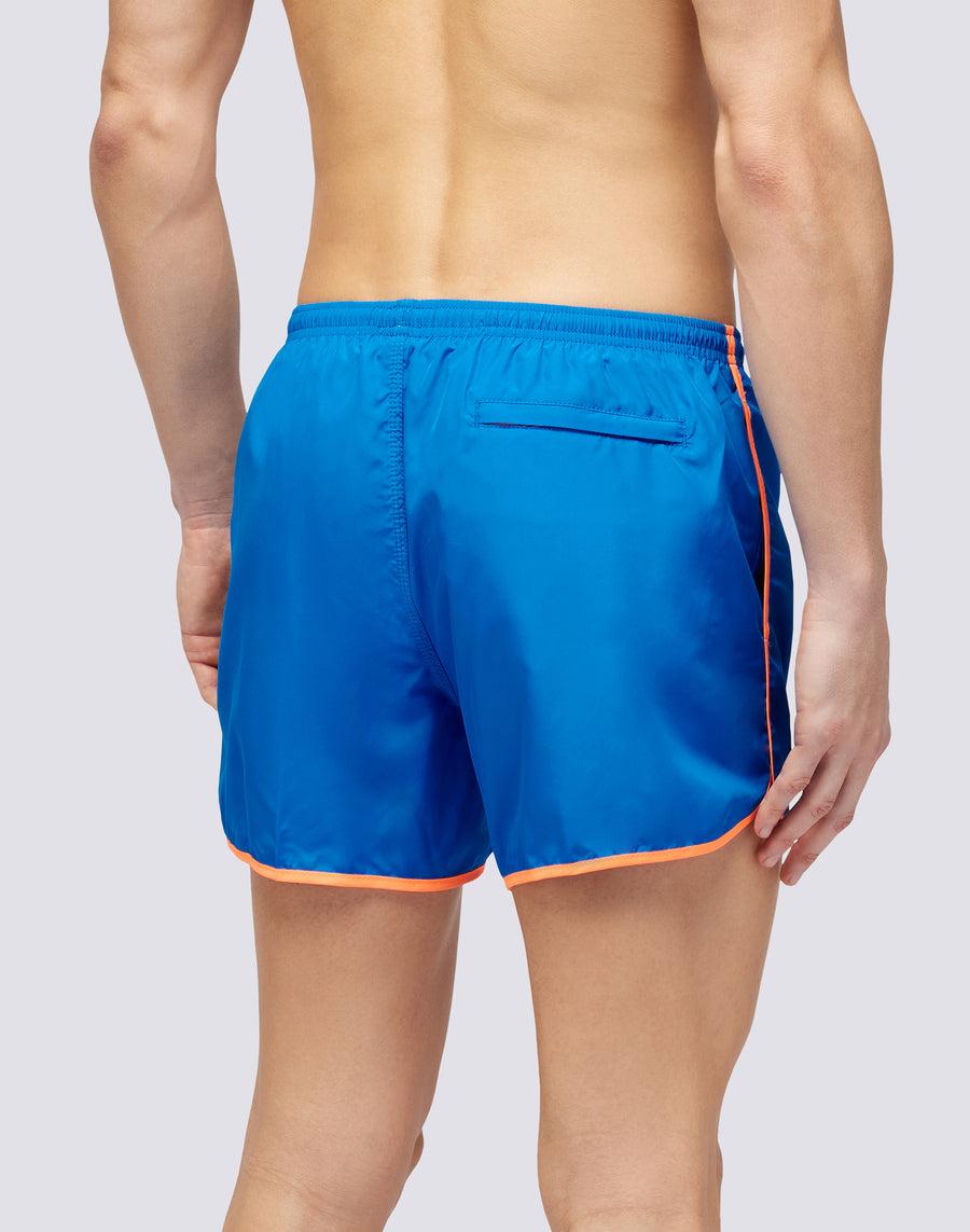 Sundek COSTUME DA BAGNO CORTO CON VITA ELASTICATA E SPACCHI LATERALI ROTONDI m680bdp0300-08904 I Più Venduti