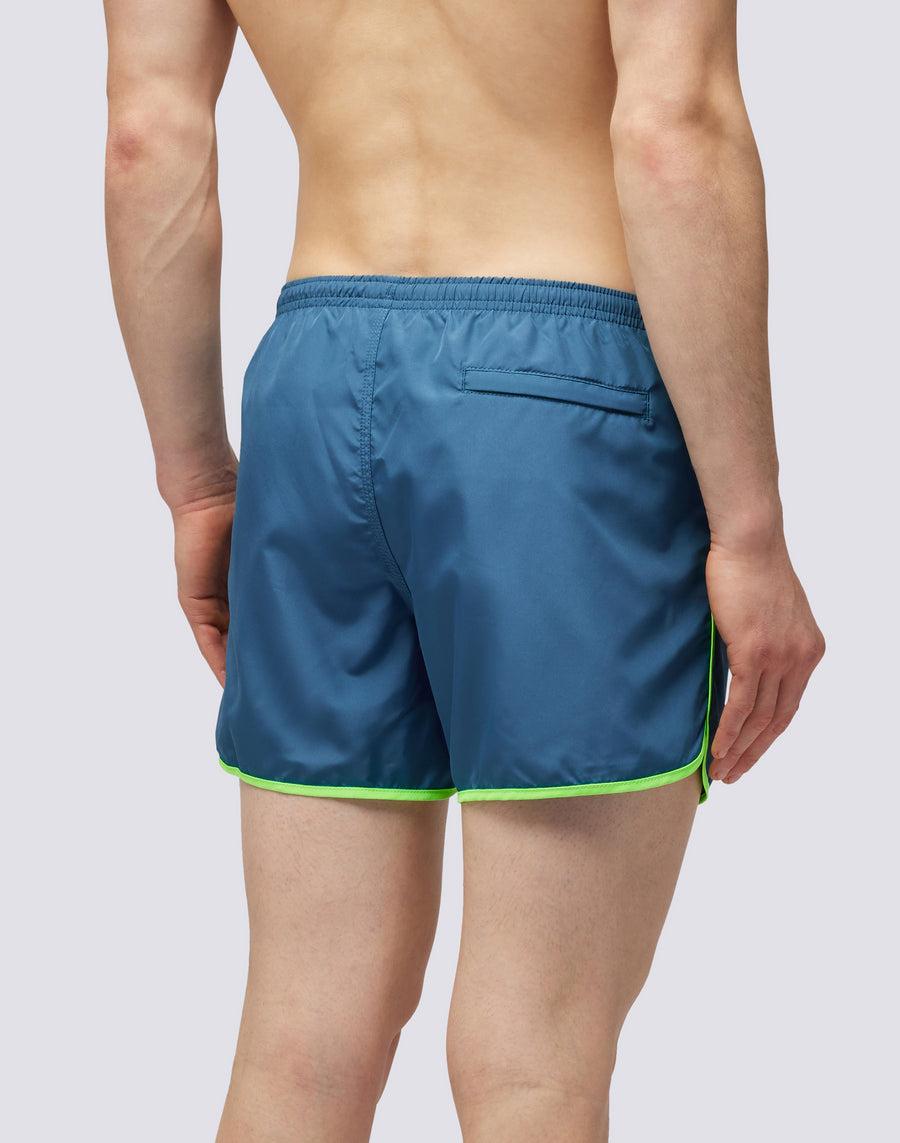Sundek COSTUME DA BAGNO CORTO CON VITA ELASTICATA E SPACCHI LATERALI ROTONDI m680bdp0300-a3401 Negozio