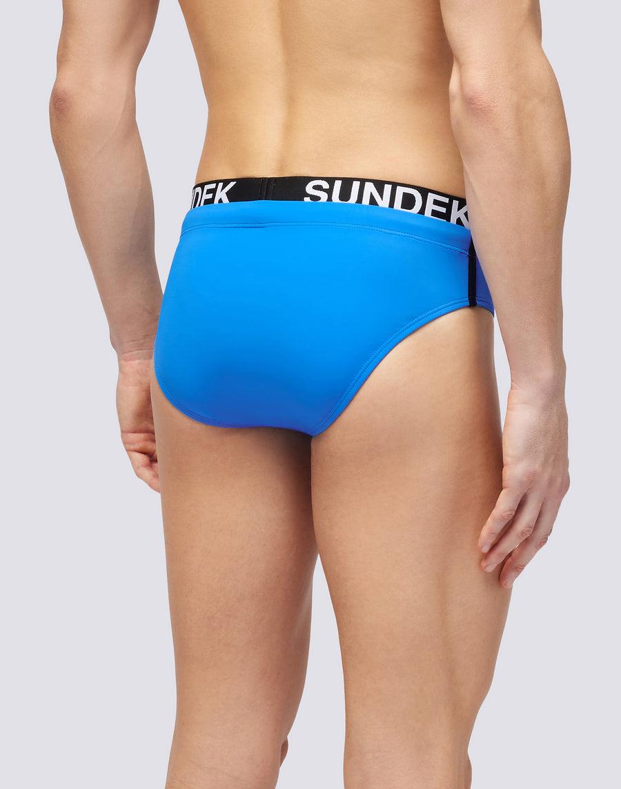 Sundek SLIP CON ELASTICO LOGO m309ssl3000-08901 Nuovo