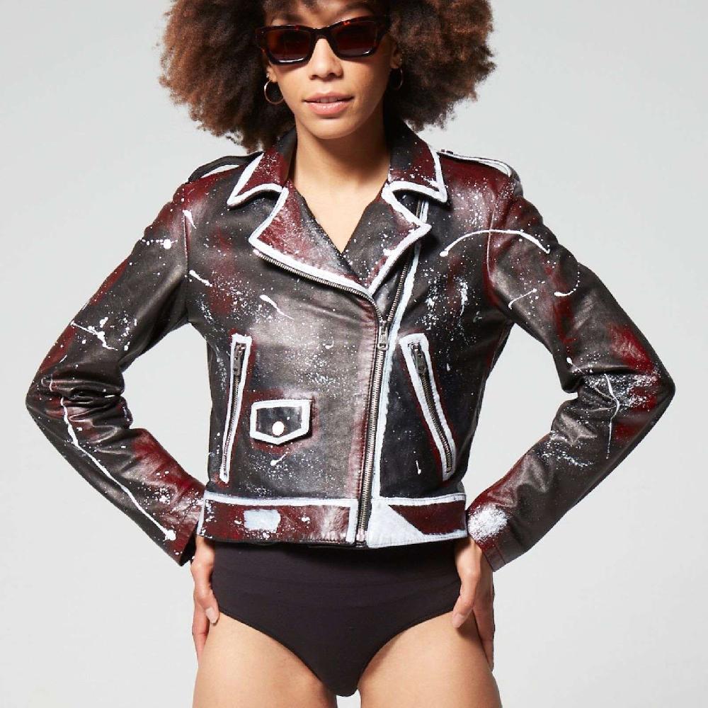 A.S.98 GIACCA IN PELLE KATY Vendite Flash