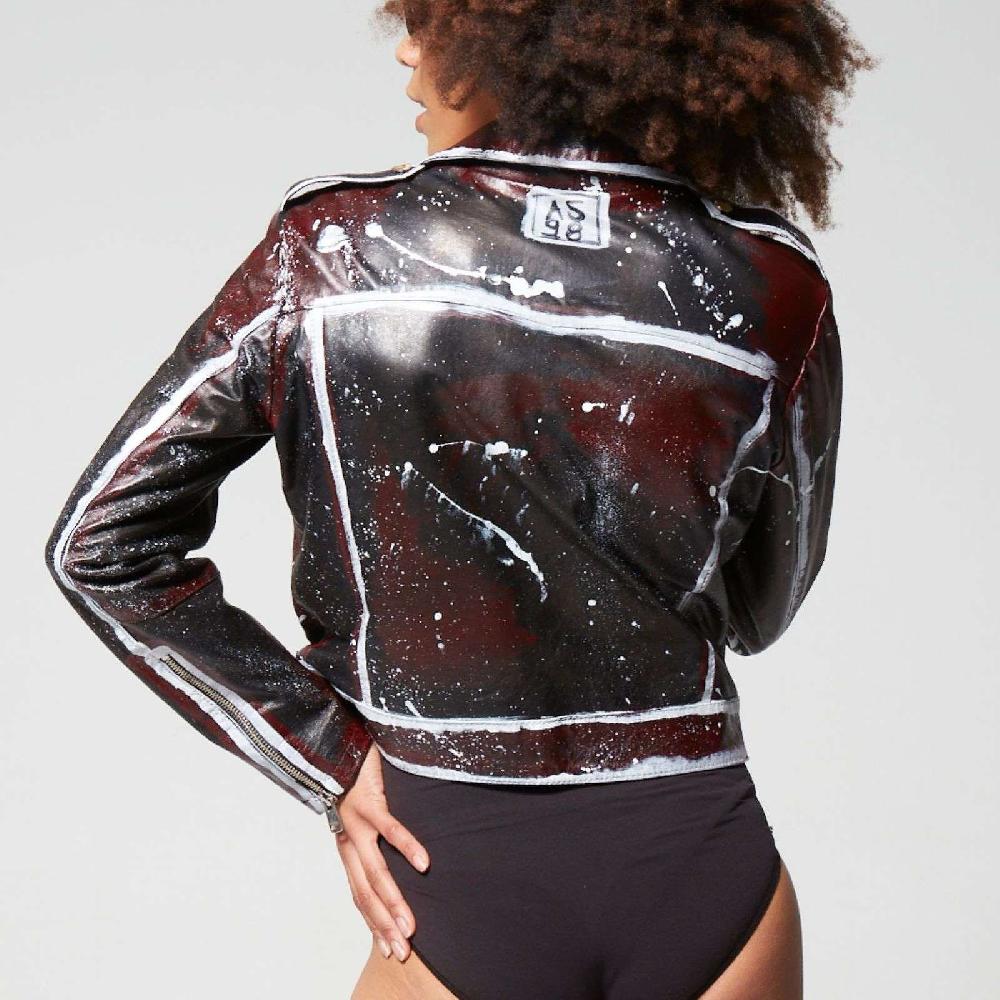 A.S.98 GIACCA IN PELLE KATY Vendite Flash