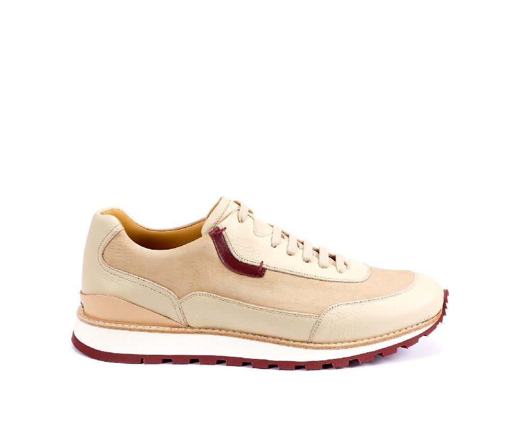 A.Testoni MOENA SNEAKER NUBUK CALF + DEER ° Sottocosto