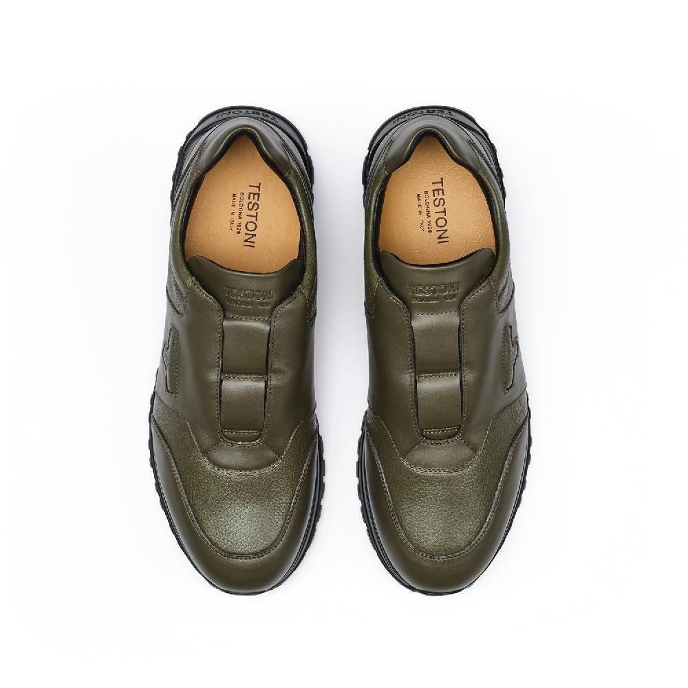A.Testoni CUNEO SNEAKER SPORT NAPA CALF + GRAINED CALF ° Hotsell
