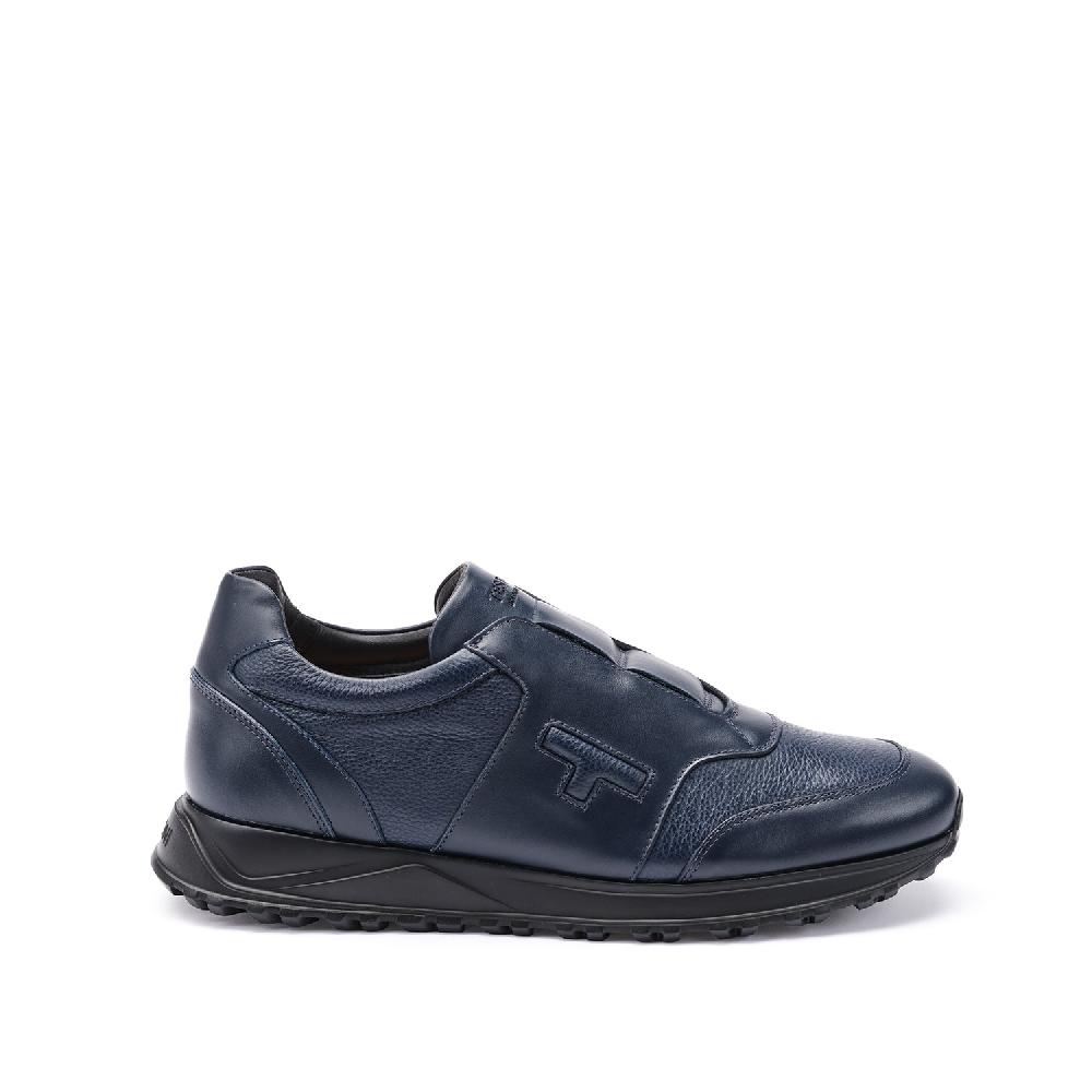 A.Testoni CUNEO SNEAKER SPORT NAPA CALF +GRAINED CALF Vendita Economica