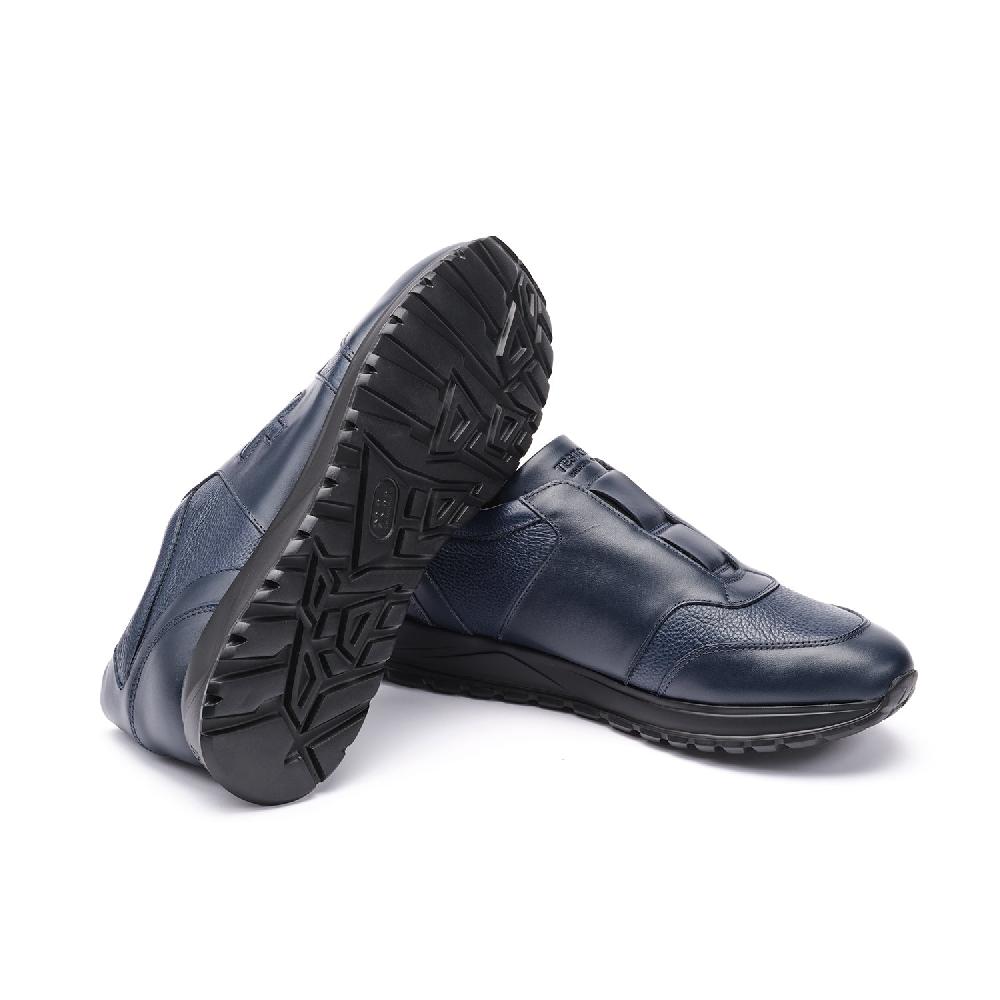 A.Testoni CUNEO SNEAKER SPORT NAPA CALF +GRAINED CALF Vendita Economica
