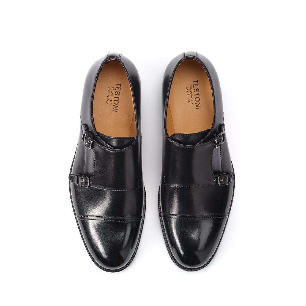 A.Testoni TRENTO DOUBLE MONK TOP CALF I Più Venduti