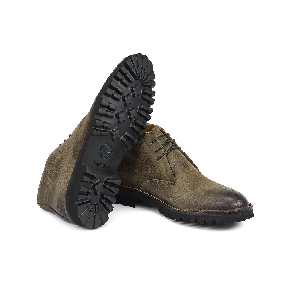 A.Testoni COURMAYEUR DESERT WAX SUEDE CALF Vendite Flash
