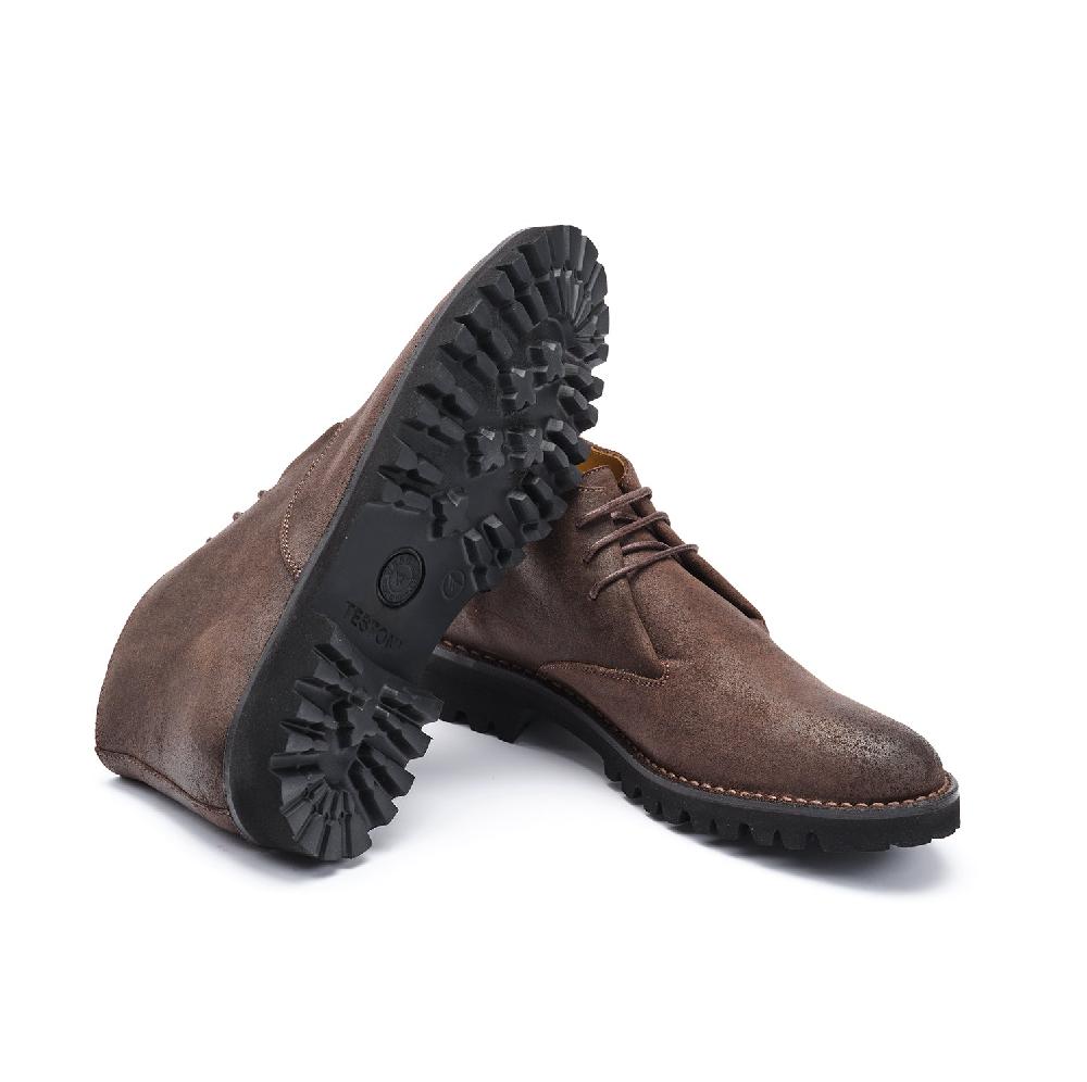 A.Testoni COURMAYEUR DESERT WAX SUEDE CALF Negozio
