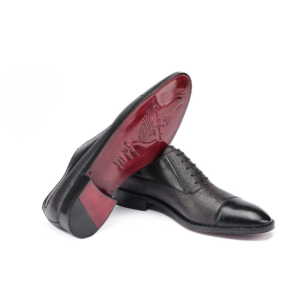 A.Testoni VALDOBBIADENE P.RAPID OXFORD TOP CALF+ ANTIQUE CAVIAR CALF ° 2025