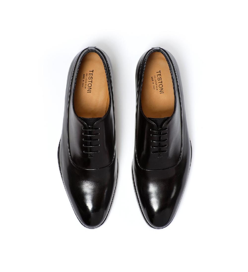 A.Testoni SANT'EULALIA OXFORD IN PELLE Offerta San Valentino
