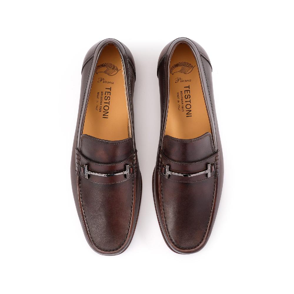 A.Testoni BRACCIANO MOCCASIN UNLINED SOFT DELAVE CALF ° Shopping Online