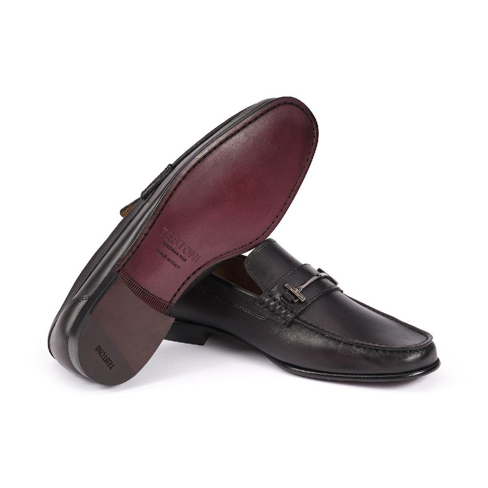 A.Testoni BRACCIANO MOCCASIN UNLINED SOFT DELAVE CALF ° Affare Del Giorno