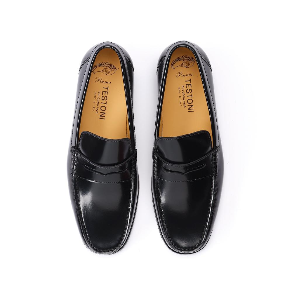 A.Testoni BRACCIANO MOCS BRUSHED CALF Prezzo Ridotto