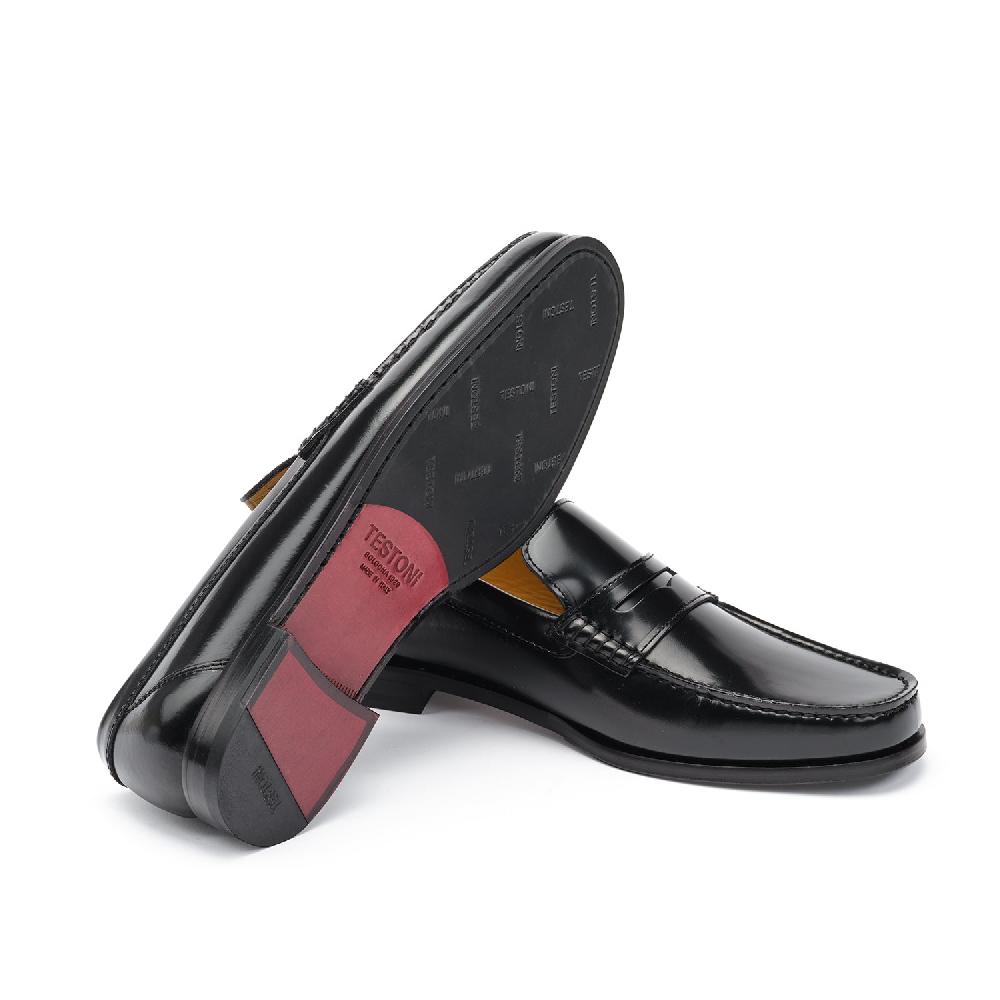 A.Testoni BRACCIANO MOCS BRUSHED CALF Prezzo Ridotto
