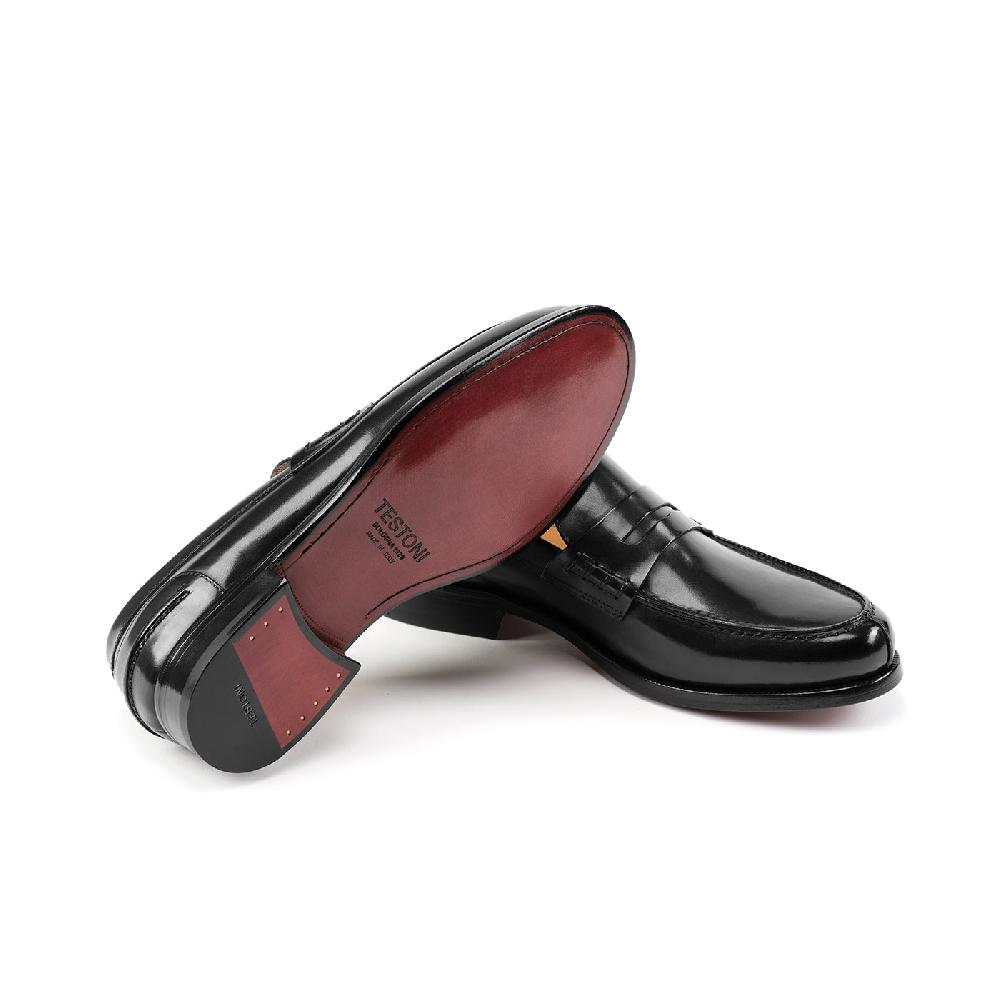 A.Testoni TRENTO LEATHER LOAFER ° Novità