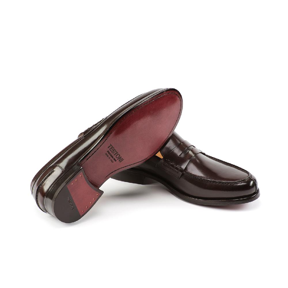A.Testoni TRENTO LEATHER LOAFER ° Presa