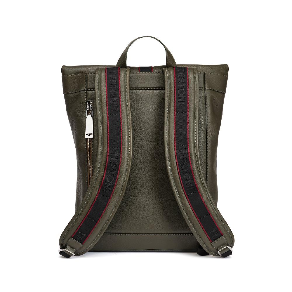 A.Testoni BRINDISI ROLL BACKPACK GRAINED SOFT CALF Super Saving Price
