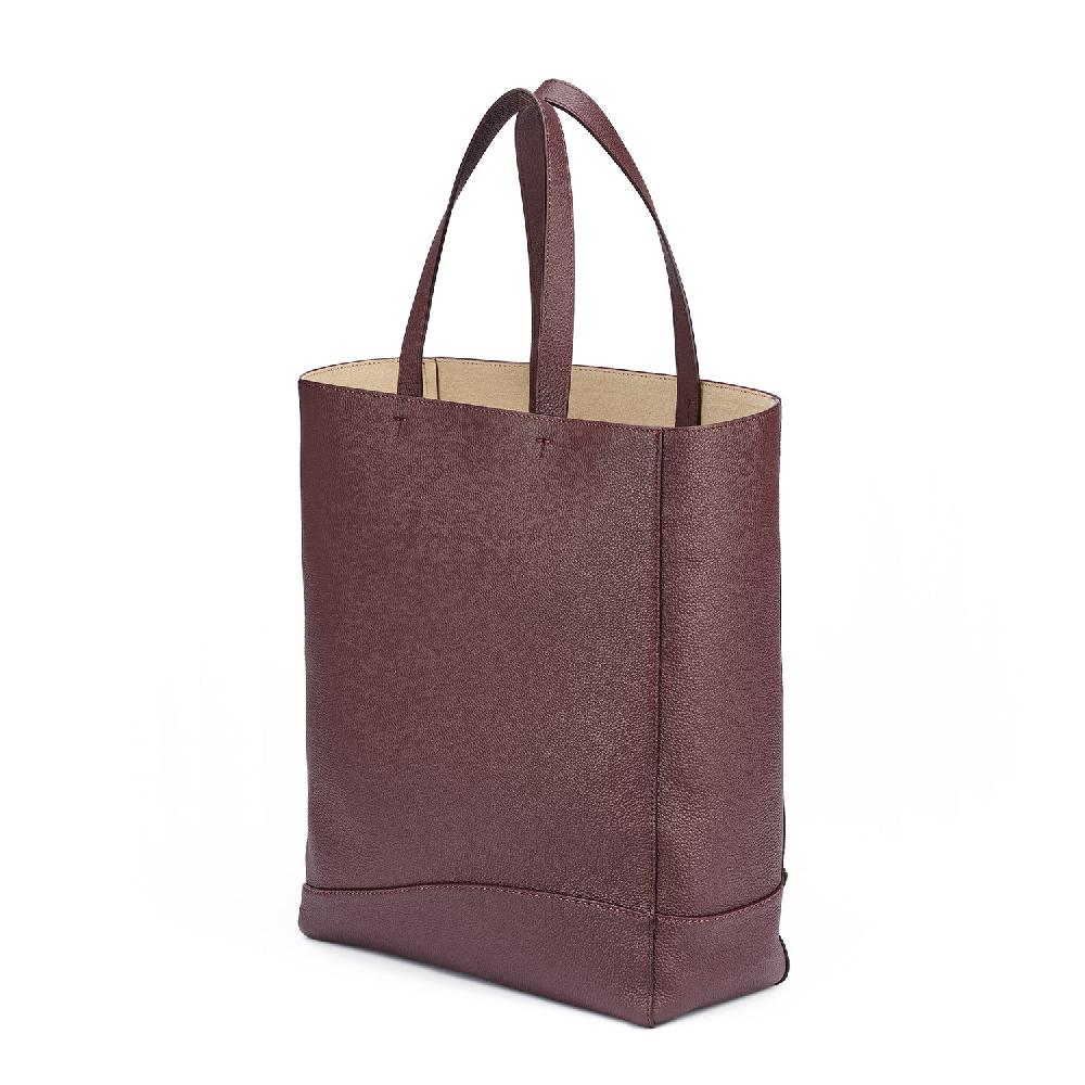 A.Testoni NOTO TOTE BAG DELUXE GRAINED CALF ° ACQUISTA ORA