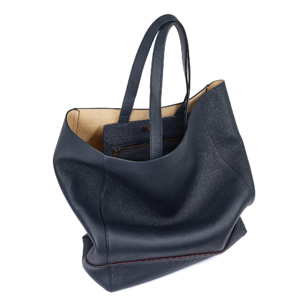 A.Testoni NOTO TOTE BAG DELUXE GRAINED CALF ° Saldi