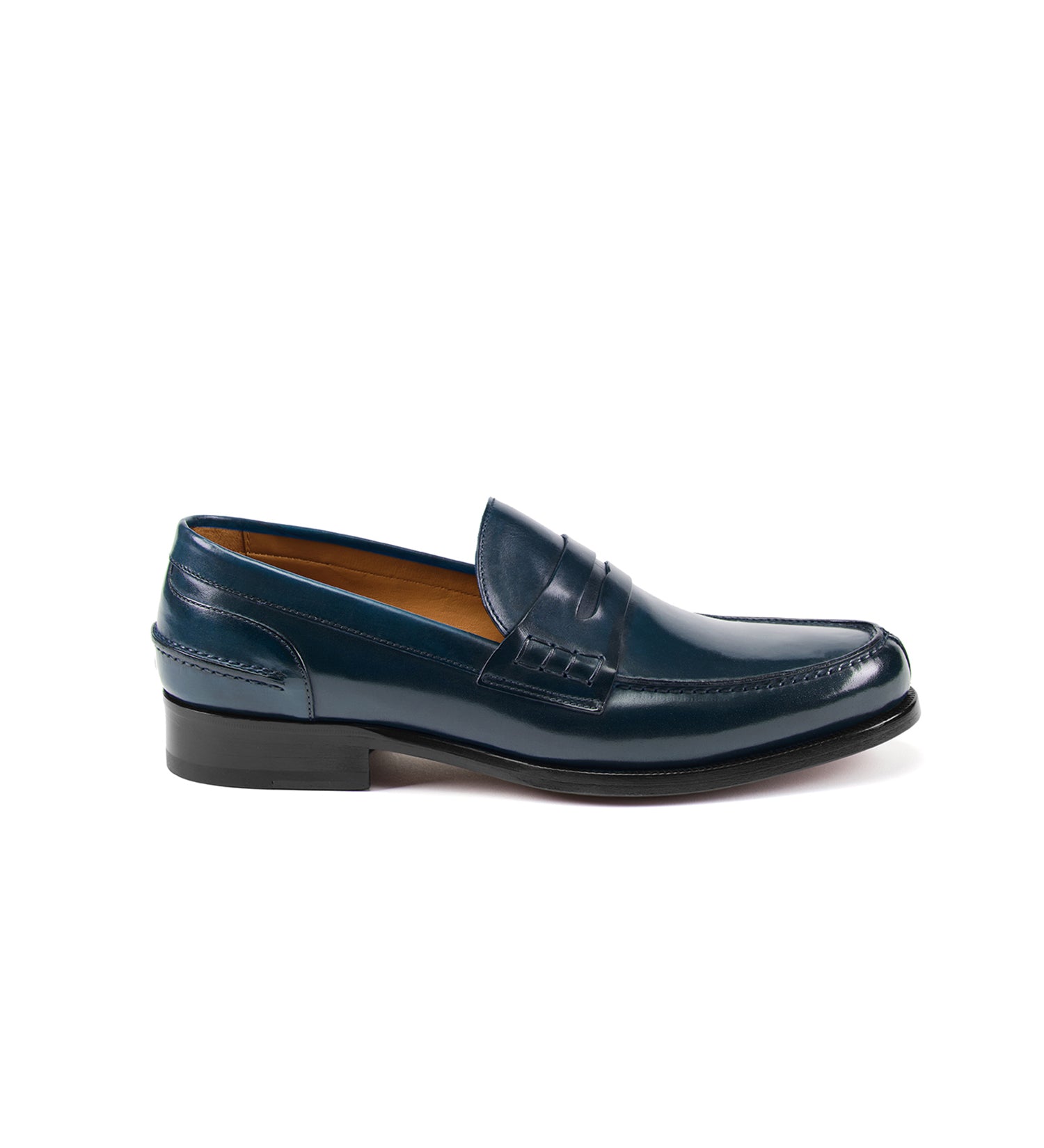 A.Testoni TRENTO LEATHER LOAFER ° Saldi Di Fabbrica