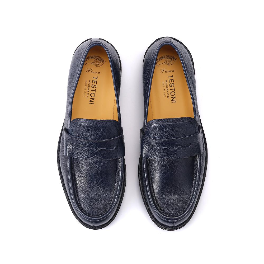 A.Testoni COURMAYEUR LOAFER GRAINED CALF I Più Venduti