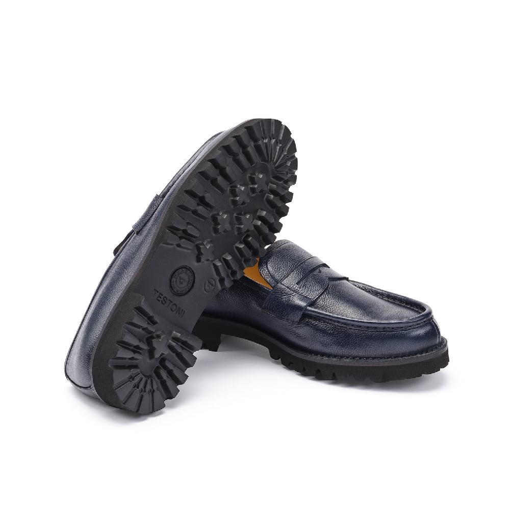 A.Testoni COURMAYEUR LOAFER GRAINED CALF I Più Venduti