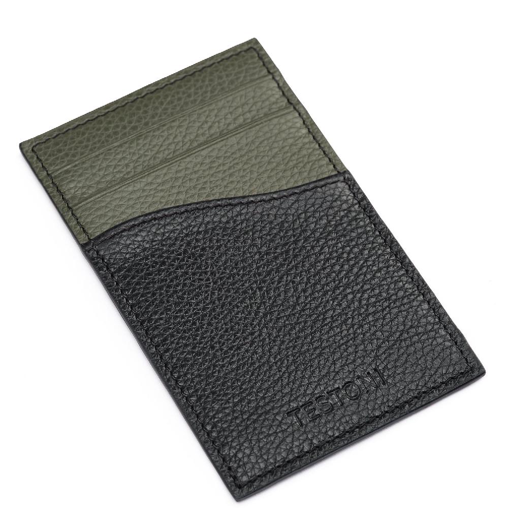 A.Testoni CREDIT CARD CASE GRAINCALF ° 2025