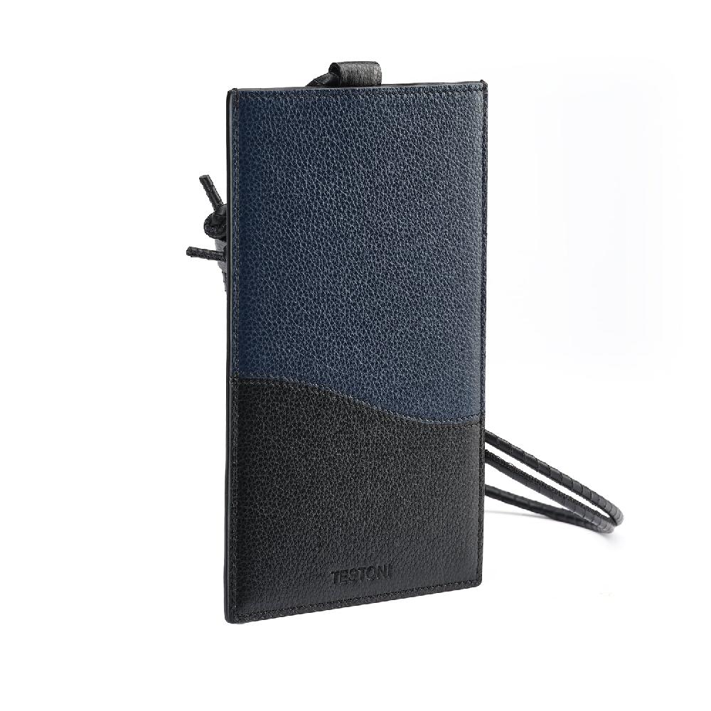 A.Testoni NECK POUCH GRAINCALF ° Italy