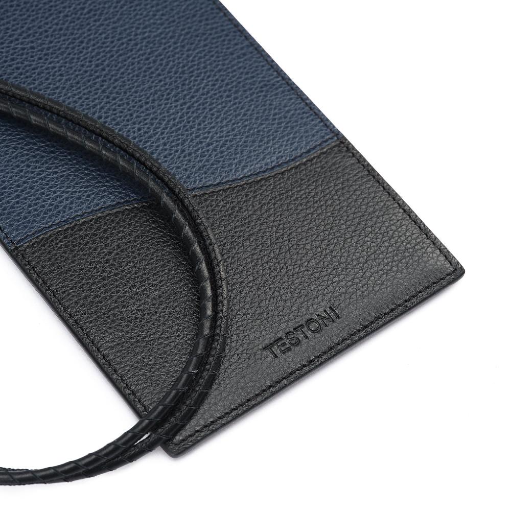 A.Testoni NECK POUCH GRAINCALF ° Italy