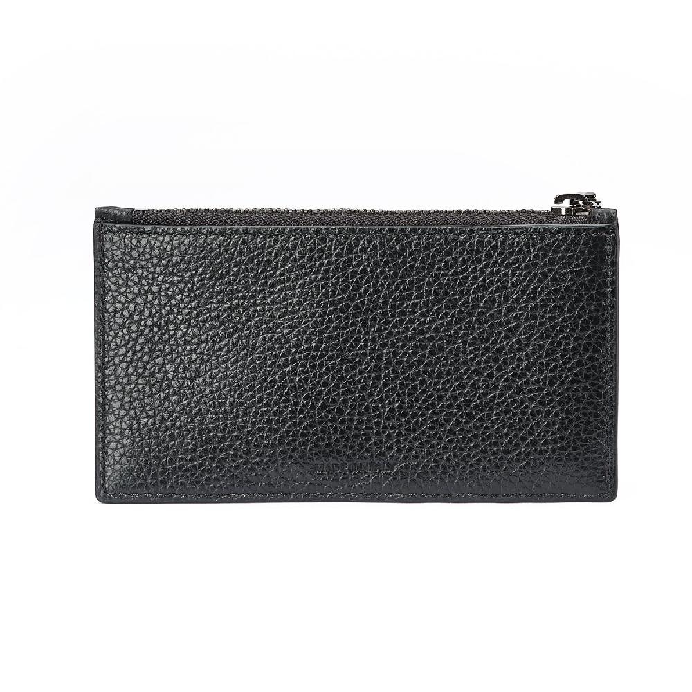 A.Testoni ZIP CREDIT CARD CASE GRAINCALF ° 2025