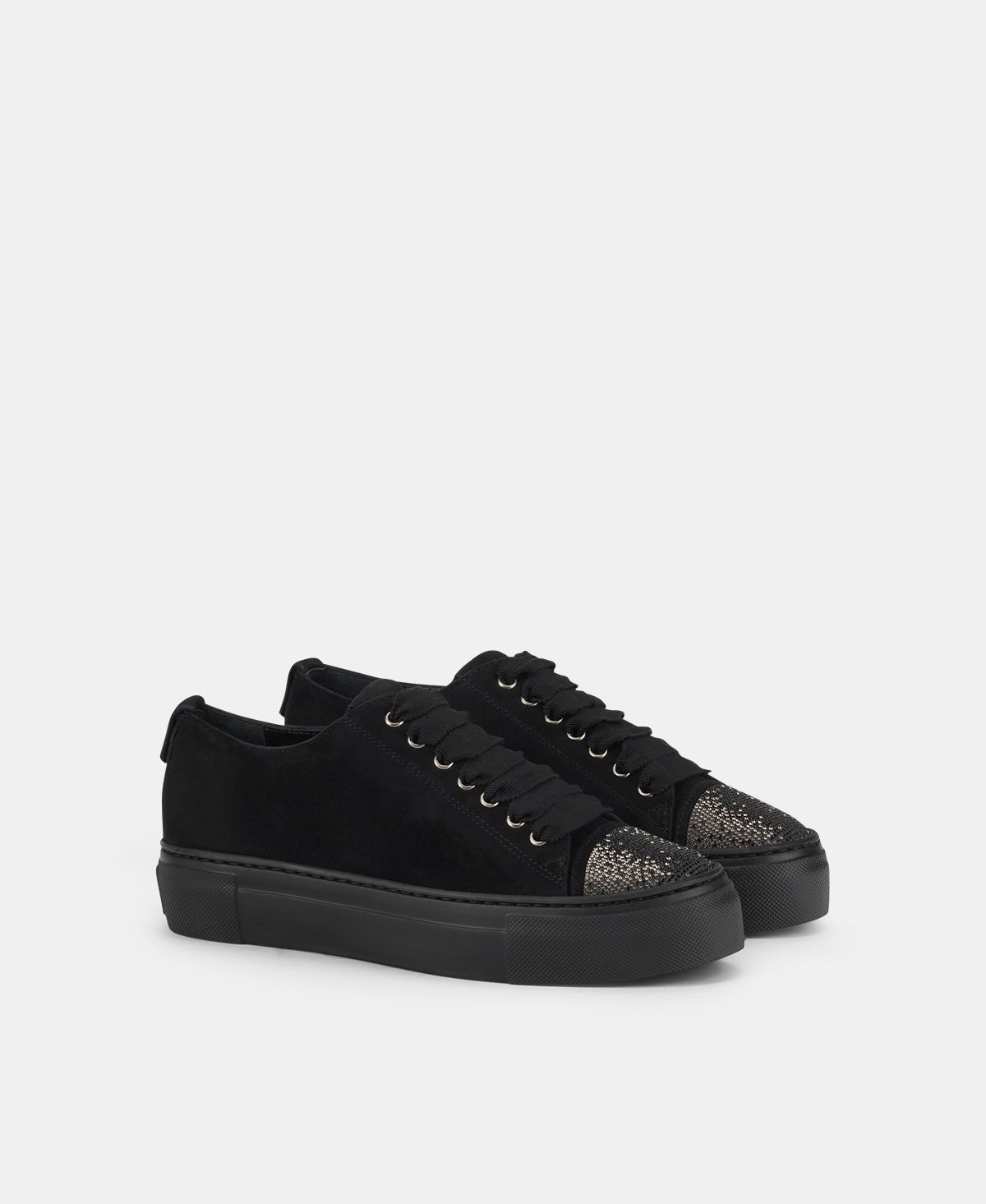 Agl Sneaker con puntina di strass Nero Vananda Crystal Vendite Flash