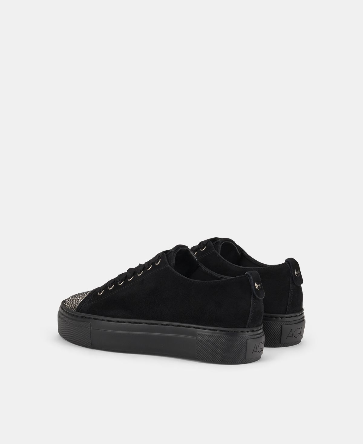 Agl Sneaker con puntina di strass Nero Vananda Crystal Vendite Flash