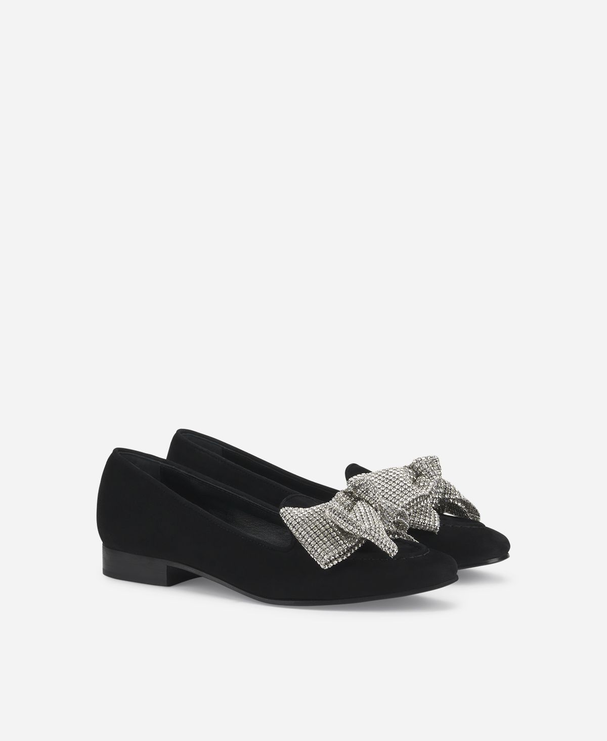 Agl Loafer con fiocco Nero Costanza Ribbon Sconto