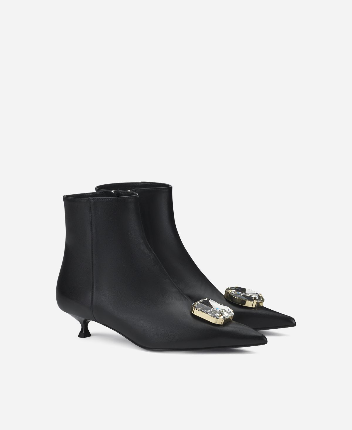 Agl Stivaletto con cristalli Nero Lenor bootie Crystal Outlet